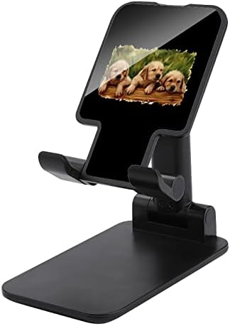 Golden Retriever dobrável telefone celular suporte de ângulo ajustável Hight Tablet Desk Solter