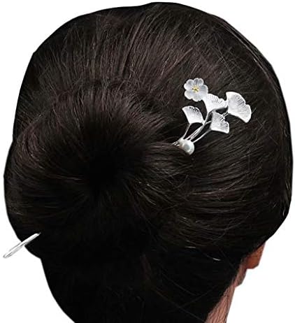 Hairfeng Hair Stick Hair Pin 925 Clipe de cabelo chinês prateado 340