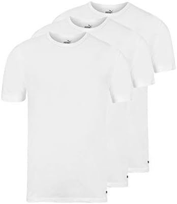 Camisetas de pescoço de 3 pacote de puma masculino