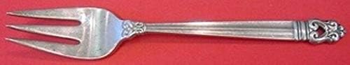 Royal dinamarquês da Salad Salad International Sterling Fork 6 3/8 Falhes vintage