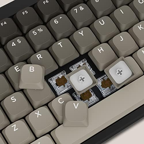 SDYZ XVX Low Profile Keycaps - CAPS de chave personalizados, gradiente PBT Keycaps para 60% 65% 75% Cherry Gateron