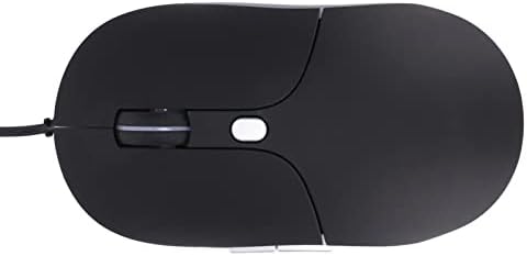 Luzes coloridas gototOp Mouse de jogo de 4 velocidades motor óptico com fio Textura fosca de textura inteligente conexão