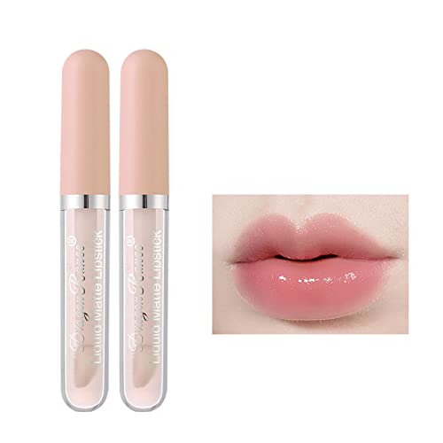 Zitiany Lip Oil Transparent Lip Gloss para fêmea hidratante Espelho de Lip Glaze Toot Maquiagem labial de vidro