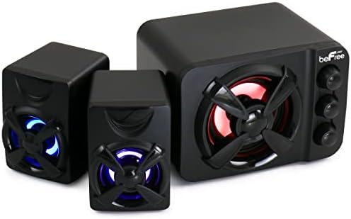 Sistema de alto -falantes de LED de cor sonora e de cor sonora 2.1