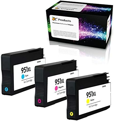 OCPRODUCTS Substituição do cartucho de tinta reabastecida 2 pacote para HP 950XL para OfficeJet Pro 8610 8600 276DW 8100