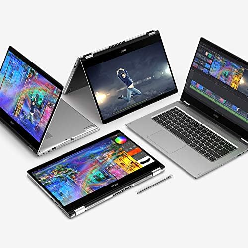 Acer Spin 3 Laptop conversível, 14 Full HD IPS Touch, 10ª geração Intel Core i5-1035G4, 8GB LPDDR4, 512GB NVME SSD, WIFI 6, BackLit
