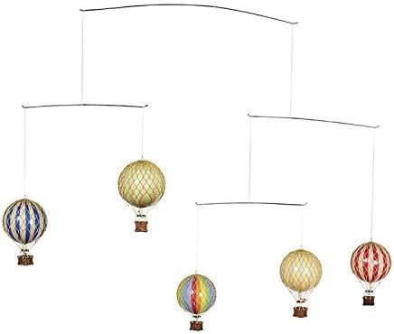 Modelos autênticos, pilotando o céu Réplica de balão de ar quente móvel - cores primárias