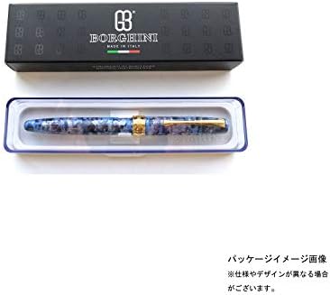 Borghini V40 Tortoise Series Fountain Pen Bor-V40-S-Tf Totas azuis