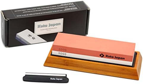KOTA Japan combinar o lado de dupla face 3000-8000 Facas de faca de diamante GRIT Conjunto para afiação grossa e polimento