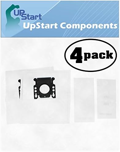 Upstart Battery 8 Substituição para Miele S148 Sacos de vácuo com 8 micro filtros - Compatível com Miele Type K, Tipo K/K