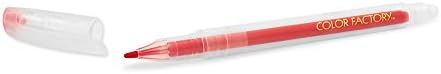Vivendo em cores marcador de tinta apagável de ponto fino, 2,1 mm, uma ferramenta essencial para coloração adulta, cor vibrante, vermelho