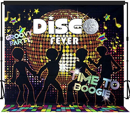 Disco Party Banner Sceters Setters 7x7 ft