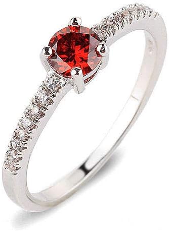 Play Pailin 55mm Pink/Red AAA CZ Band feminino Gold White Cheded Wedding Rail Ring tamanho 6-8
