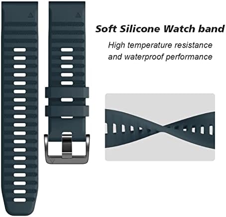 Bneguv Silicone Quickfit Watch Band Strap for Garmin Fenix ​​7x Fenix ​​7 Fenix ​​7s Watch EasyFit Wrist Band 20 26 22mm