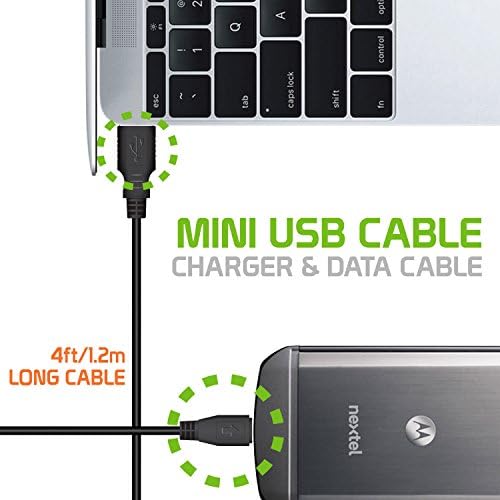 CellEta 3 pés. Mini Mini Cabo de dados USB para Gopro Hero 1/2/3, sistemas GPS, Mini câmeras digitais compatíveis com