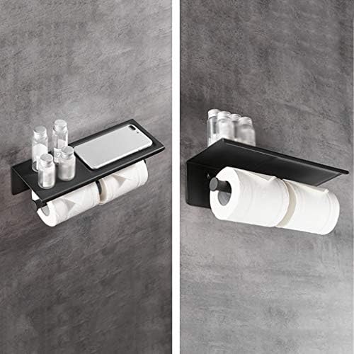 suporte de guardanapo de aço inoxidável de papel duplo toalheiro de papel higiênico portador de papel higiênico portador
