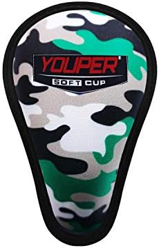 YouPer Boys Youth Soft Foam Protetive Athletic Cup, Kid Athletic Cup para beisebol, futebol, lacrosse, hóquei, MMA