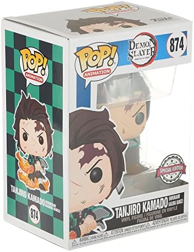 Funko Pop Demon Slayer Tanjiro Kamado com Blade Flaming