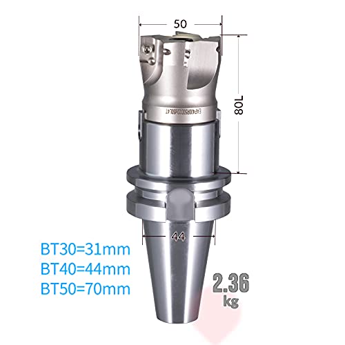 Mill de face indexável 400r 50mm -22 haste de haste 90 ° Corte de moagem de ombro quadrado CNC Inserção de moagem