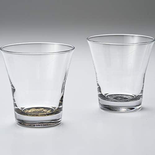 Nakanishi Kogyo 0770057 Nurimon de Verre Glass Free Glass, Makie-e, Botanical, conjunto de pares, feito no Japão