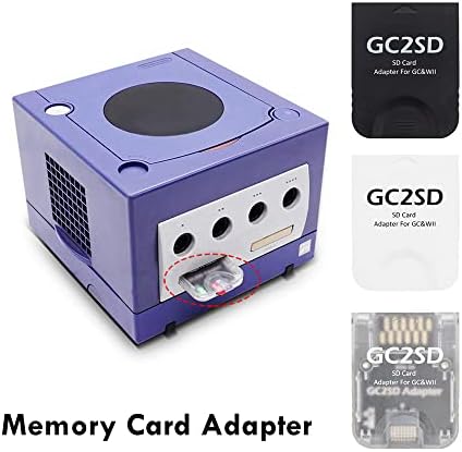 Adaptador Normichic GC2SD Micro SD Adaptador, cartão de memória TF para NGC GameCube Wii Console