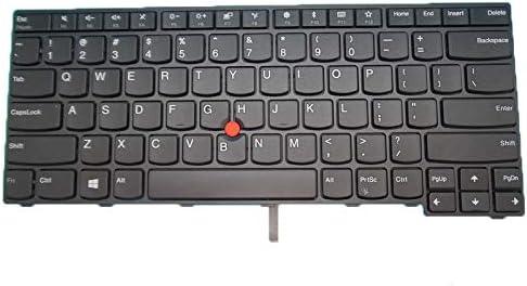Teclado de laptop para Lenovo ThinkPad E470 Inglês US 01AX040 PK1311N2A00 SN20K93195 9Z.NBJST.201 NOVO NEGRO