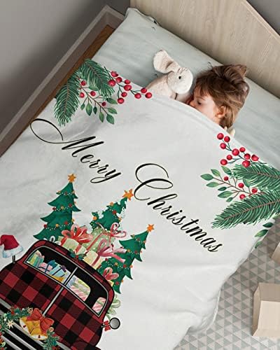 Cobertor de bebê - 30 x 40 - Feliz Natal super macio cobertores para meninos meninas | Recebimento de cobertor | Ideal para recém -nascidos, berços, carrinhos de bebê e chuveiros