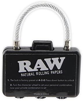 Hb Raw Smell Proof Bag Saco preto - Bolsa de viagem para higiene pessoal - Saco à prova de odor - bolsa à prova de perfume com trava