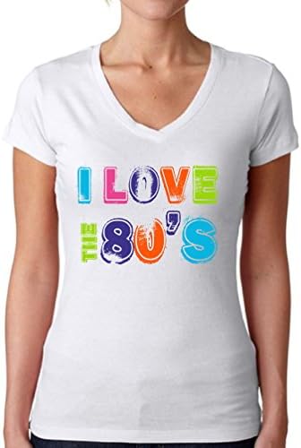 Awkward Styles feminino eu amo as camisetas de decote em V para mulheres para mulheres Idéia de presente de aniversário