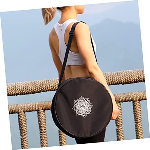 Inoomp Yoga Wheel Bag Sacos Mens Sacos de Nylon Tote Zip Bolsa Viagem Bolsa Viagem ioga Tote Bola Rolinho traseiro Portador de
