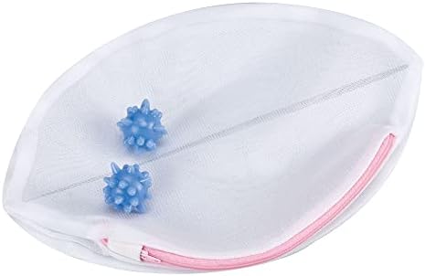 Bolsa de lingerie essenciais para casa com bolas de lavagem