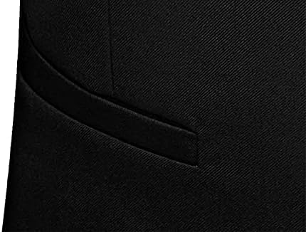 Men's 3 Pices Business Terno 1 botões Slim Fit Solid Color Jacket Tuxedo Suits