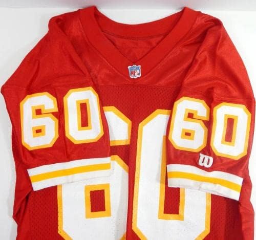 Kansas City Chiefs Hudson 60 Jogo emitido Red Jersey 48 DP33062 - Jerseys de Jerseys usados ​​na NFL não assinada