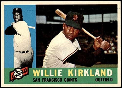 1960 Topps 172 Willie Kirkland San Francisco Giants NM/MT+ Giants