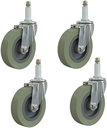 Casters giratórios giro Castrois pesados ​​o carrinho de giro universal M11 3 polegadas 4 polegadas 240 kg Silent Pu