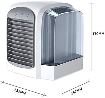 Diwang Small Desk Film Fan USB Air Condicionamento portátil Ventilador de resfriamento de água, ventilador de água para desktop, dormitório silencioso e ar condicionado de resfriamento de água
