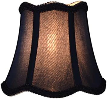 Lâmpada de luminária de tecido Osaladi Sombras vintage Sombras de tecido Clipe de campainha em lâmpada na tampa da luz da lâmpada para