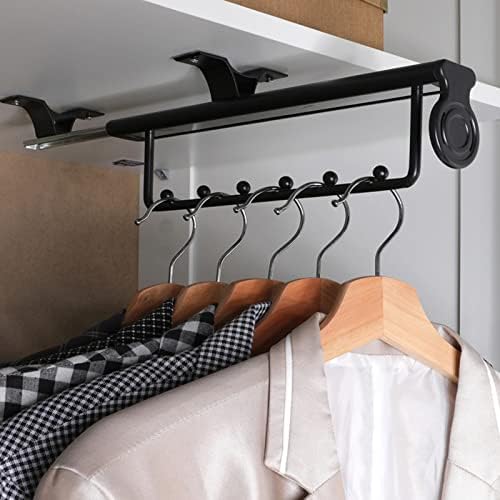 Extete de armário mkkel haste de suspensão, rack de roupas para armário, cabide telescópica, cabide de roupas, trilho de roupa