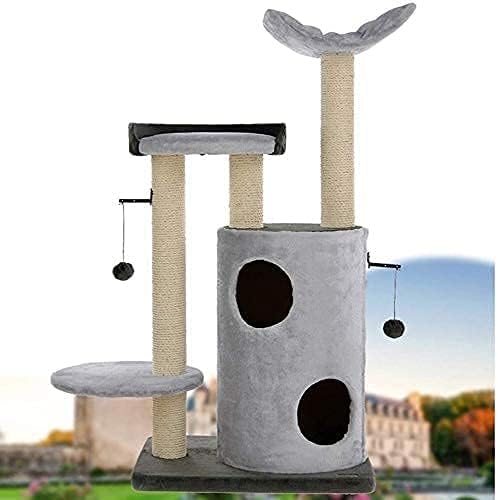 Ngocvn Cat Tree Risping Post Cat Tower Cat Litter integrado Frame de escalada Cat Plataforma 230318