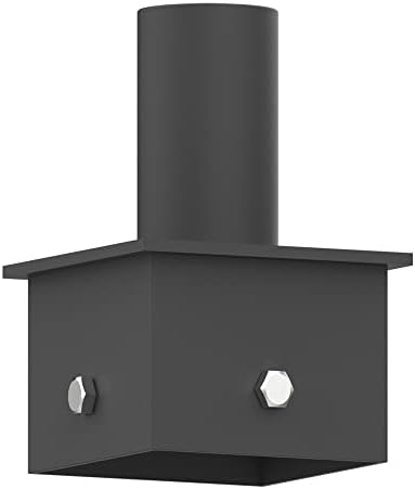 Adaptador Tenon para Adaptador de Suporte Vertical de 4 polegadas de Pólo quadrado com acessórios de montagem de montagem