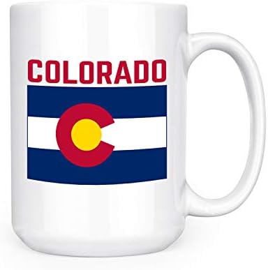 Bandeira do Estado do Colorado - 15 onças de luxo de chá de chá dupla face