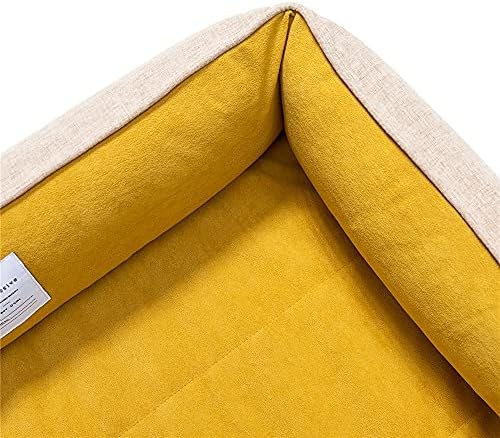 Cama de gato Comes para gatos internos, lavável máquina, camas de gato para gatos internos ou cães pequenos, filhotes, gatinhos, gatinhos, coelho, anti-deslizamento e fundo resistente à água.