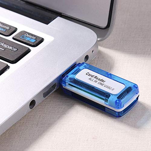 Portátil 4 em 1 leitor de cartões de memória portátil leitor de cartões USB 20 All em um leitor de cartões para micro