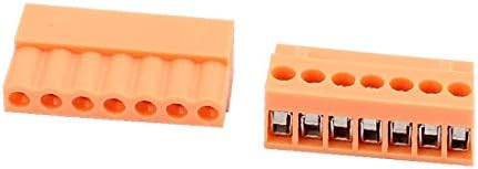 X-Dree 50pcs 300V HT3.96K 3,96mm Pitch 7p PCB PCB Terminal Block Connector (Connettore Termine A Vite PCB Pitch 7p DA 50pcs 300-V