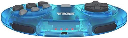 Controlador Official de Bluetooth da Sega Genesis Retro-Bit 8-Button Arcade Pad para Nintendo Switch, Android, PC, Mac, Steam