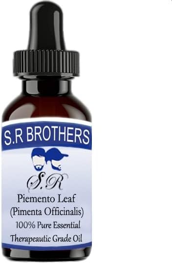 S.R Brothers PIENTO FOLHA PURO E TERAPEATION NATIVAL Óleo essencial com gotas de 100 ml