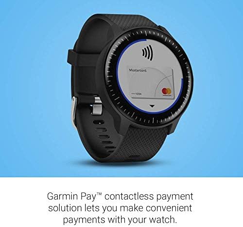 Garmin Vívoactive 3 Música, GPS SmartWatch com armazenamento musical, suporta o Spotify - Black