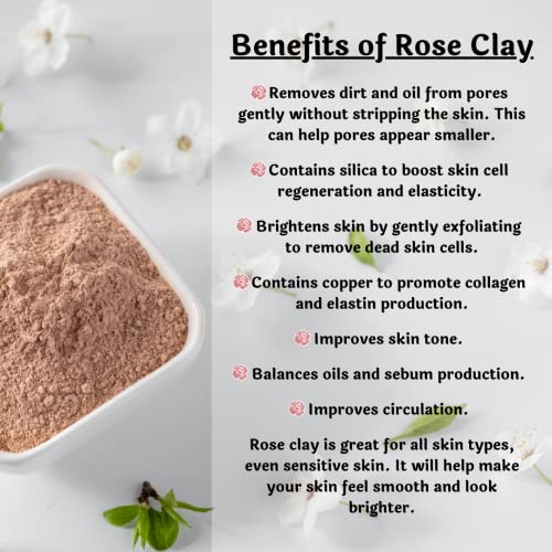 Clay Pure Rose 4oz por Saaqin®