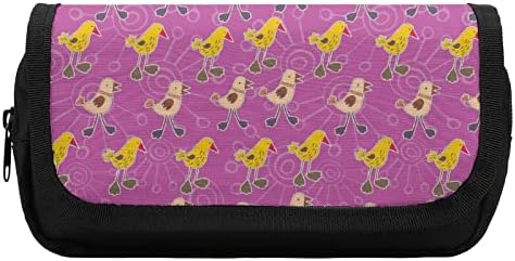 Chicks Padrão Lápis Case Poque Pouca de Makeup Handheld Organizador de grande capacidade Bolsa Cosmética Presente portátil para viagens