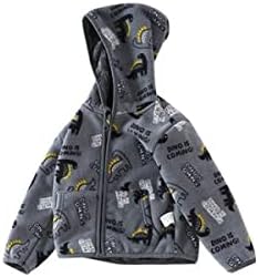 Achiyi Toddler Fleece Jacked com capuz, meninas de meninos para o outono de jaquetas de primavera de inverno, crianças de